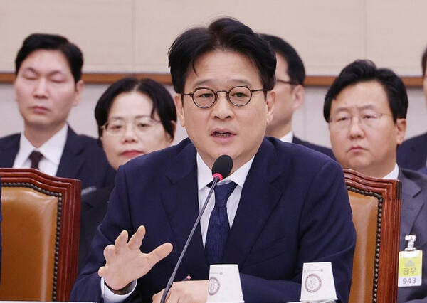 이창수 서울중앙지검장이 지난 10월18일 오전 국회 법제사법위원회의 서울고검, 수원고검, 서울중앙지검 등에 대한 국정감사에서 위원 질의에 답하고 있다. 연합뉴스