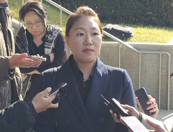 국민의힘 김영선 전 의원의 회계책임자였던 강혜경 씨. 연합뉴스
