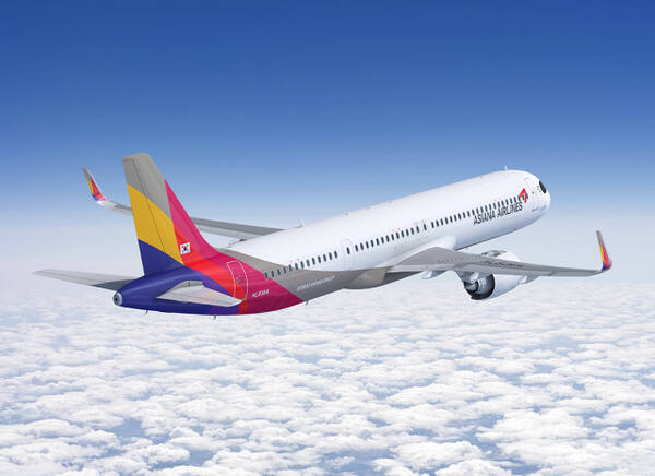 아시아나항공 A321NEO 항공기. 아시아나항공
