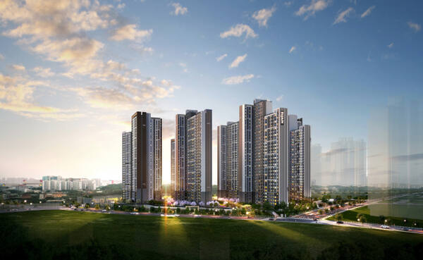 평택 브레인시티 수자인. (주)한양 제공