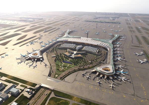 인천국제공항 제2여객터미널 조감도. 공항공사 제공