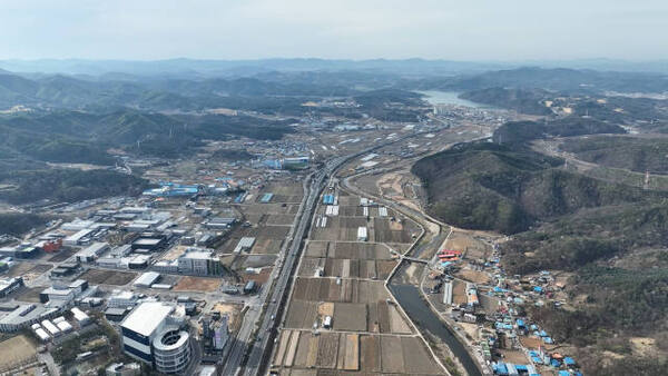 용인 첨단 시스템 반도체 국가산단이 들어설 처인구 이동·남사읍 일대 전경. 경기일보 DB