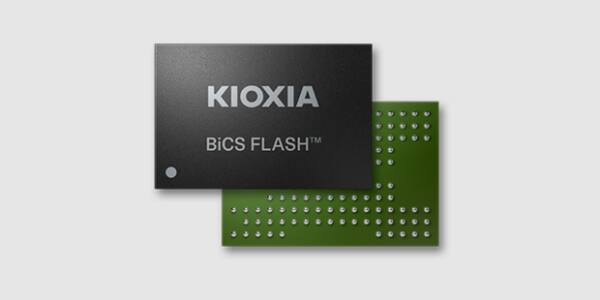 키오시아 생산 3D 플래시 메모리 BiCS FLASHTM. 키오시아