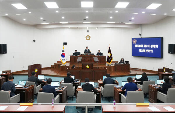 하남시의회, 19일 개최된 제336회 제2차 정례회 제3차 본회의. 하남시의회 제공