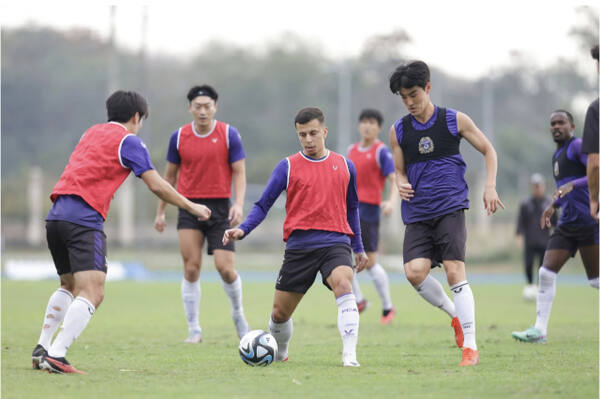 창단 11년 만에 K리그1 승격을 이룬 FC안양이 ‘약속의 땅’ 촌부리서 담금질을 갖는다. 사진은 지난해 전지훈련 모습.FC안양 제공