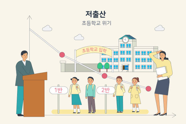 올해 인천의 초등학교에서 신입생이 20명도 채 되지 않는 학교가 32곳으로 나타났다. 사진은 기사와 직접적인 관련 없음. 이미지투데이
