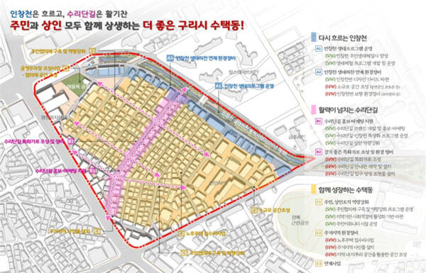 구리 수택동 더드림 재생 사업계획도. 경기도 제공