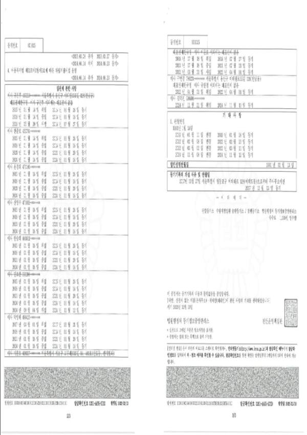 LG복지재단 등기부등본. 대법원 자료