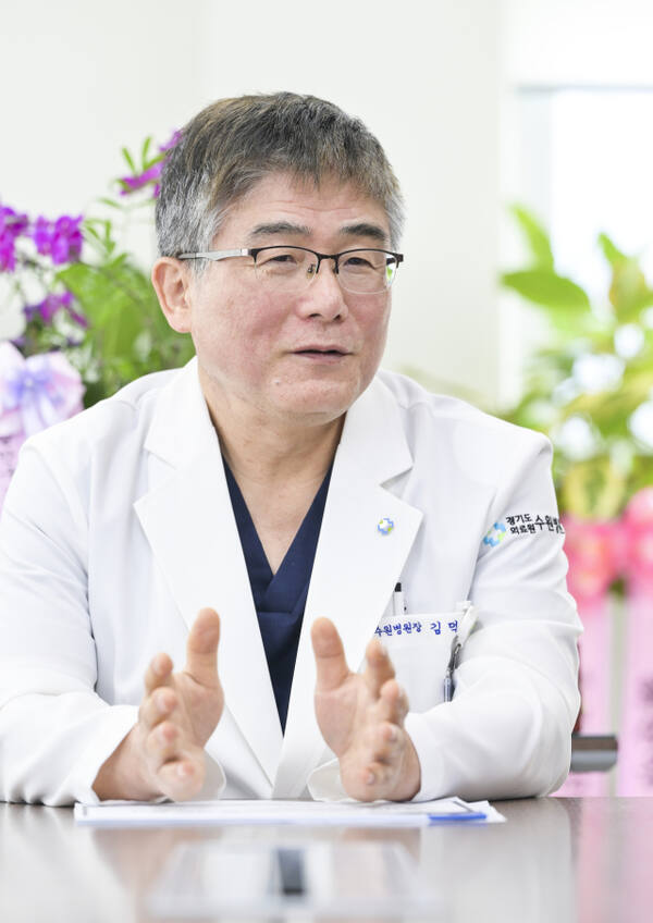 김덕원 경기도의료원 수원병원장. 윤원규 기자