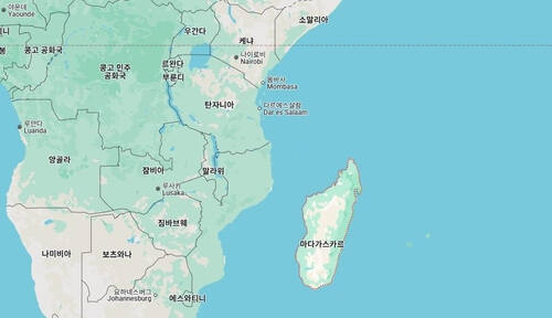마다가스카르. 구글 지도 캡처