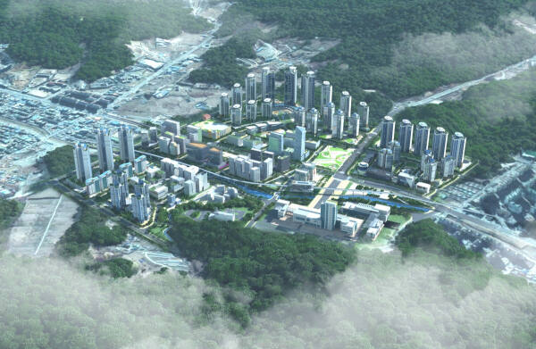 용인 역삼구역 도시개발사업 조감도. 용인특례시 제공