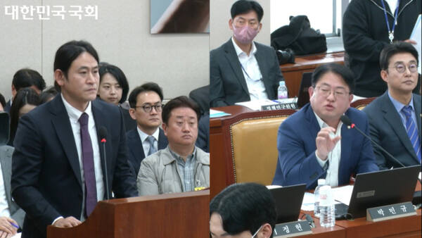 백준호 퓨리오사AI 대표가 5일 국회 참고인으로 출석해 답변하고 있다. 연합뉴스