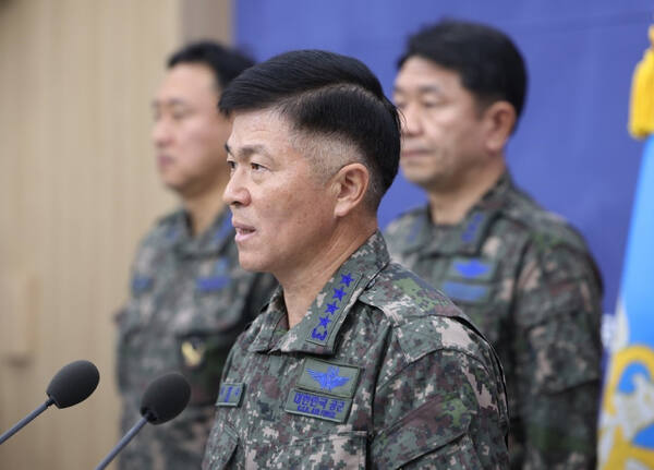 이영수 공군 참모총장. 연합뉴스