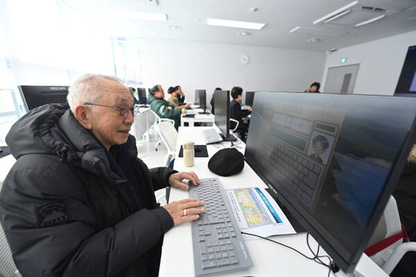 컴퓨터 교실. 하남시 제공
