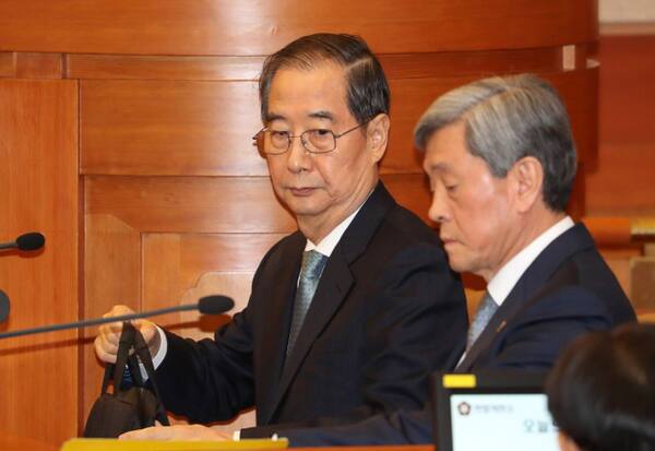 한덕수 국무총리. 연합뉴스