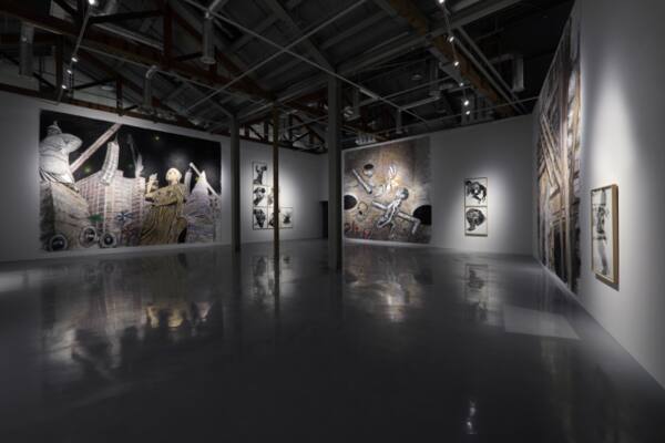 ‘2023 인천아트플랫폼 인천미술 올해의 작가展’(오원배 개인전) 전시 전경. 인천문화재단 제