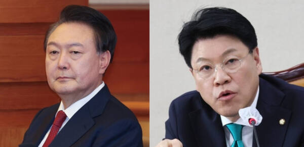 (왼쪽부터) 윤석열 대통령, 장제원 전 국민의힘 의원. 연합뉴스