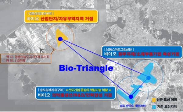 바이오 국가첨단전략산업 특화단지 조성 계획(안). 인천시 제공