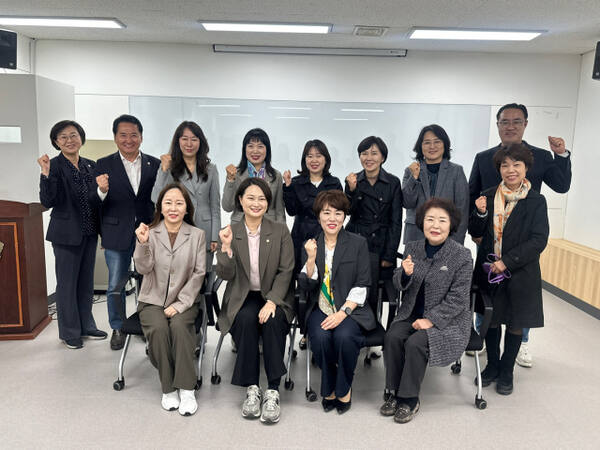 안양시의회 보사환경위원회, 안양시어린이집연합회와 간담회 개최. 안양시의회 제공