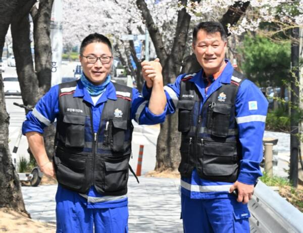 이상민(왼쪽) 반장과 장준석 반장. 김형수 기자