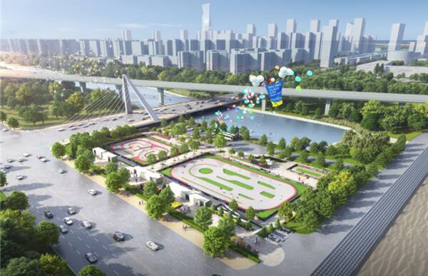 인천 연수구 송도국제도시 RC스포츠경기장 조감도. 인천경제청 제공