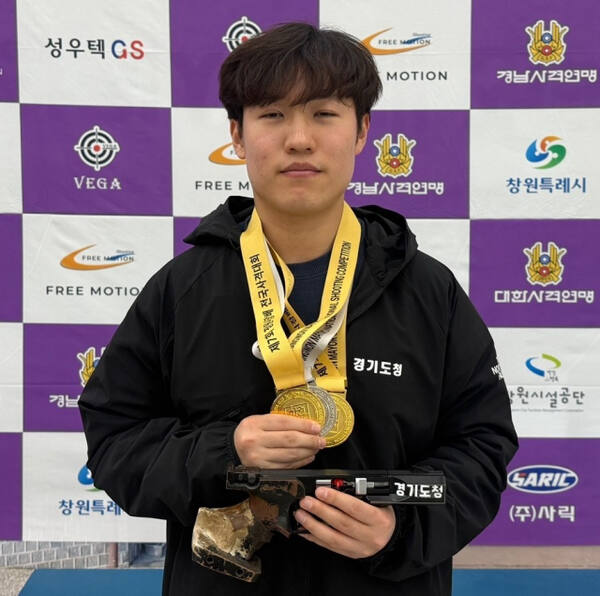 조영재, 창원시장배 사격 남일 센터화이어권총 우승…대회 2관왕
