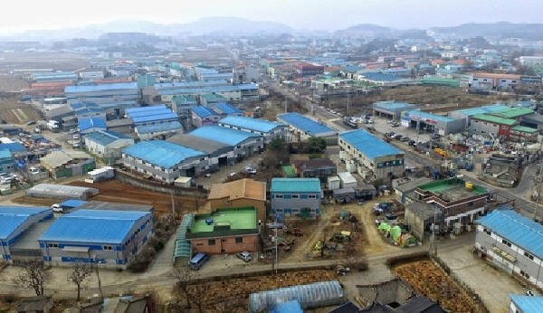 김포환경재생 혁신복합단지로 조성될 김포시 대곶면 거물대리 일원. 김포시 제공