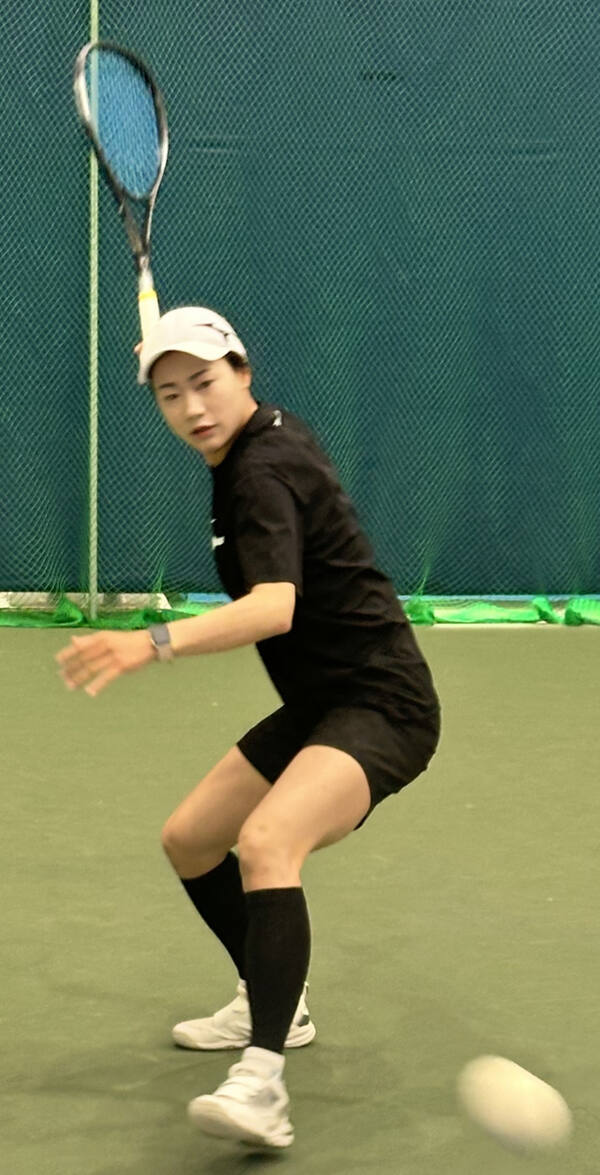 화성시청 여자 소프트테니스팀 창단 1호 국가대표가 된 김유림.화성시청 제공