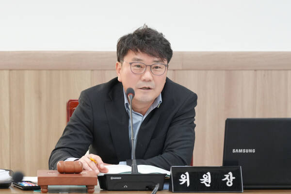 2024회계연도 결산검사 대표위원 하남시의회 최훈종 도시건설위원회 위원장. 하남시의회 제공
