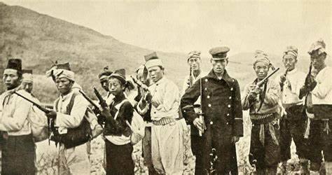 영국 데일리 메일 종군기자 프레데릭 아서 매켄지가 촬영한 의병들, 1907년. 독립기념관 제공