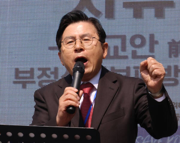 무소속 황교안 대선 후보. 연합뉴스