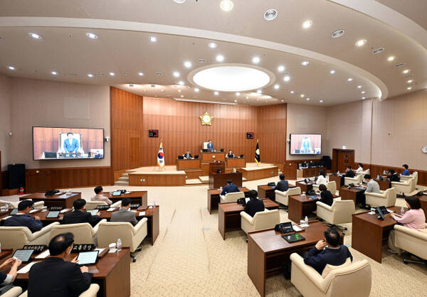 의정부시의회 본회의장. 의정부시의회 제공