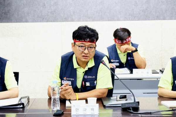 안규백 전국금속노동조합 한국GM지부장. 한국GM지부 제공