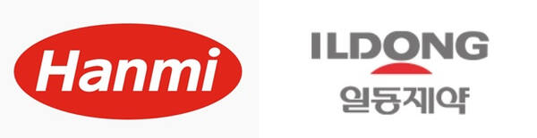 한미약품 CI(왼쪽), 일동제약 CI(오른쪽). 각사 홈페이지