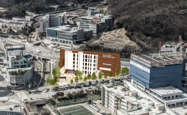 용인특례시 수지구 산형3동에 건립될 광교스포츠센터 조감도. 용인특례시 제공