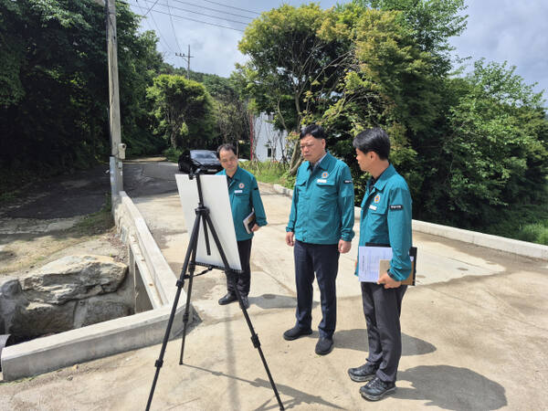 첫 출근일 부터 주요 현안 현장을 실피고 있는 하남시 제28대 김용천 부시장. 하남시 제공