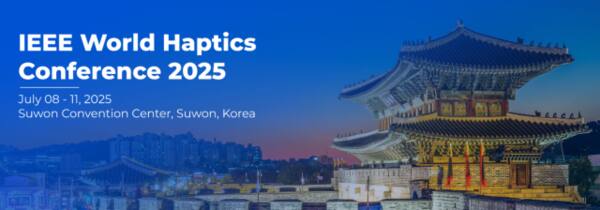 세계 최대 규모의 촉각상호작용 기술 분야 국제학술대회인 ‘IEEE 월드 햅틱스 컨퍼런스(WHC) 2025’가 오는 8일부터 11일까지 수원컨벤션센터에서 열린다. 경기관광공사 제공