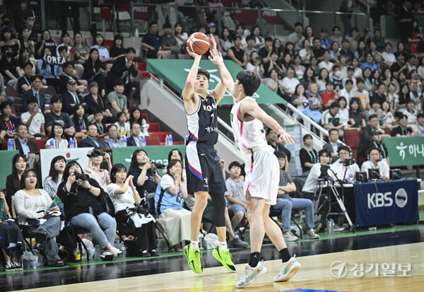 대한민국 남자농구 대표팀, 일본과의 평가전 2차전에서 84-69로 승리 [포토뉴스]
