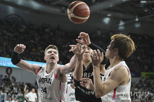 대한민국 남자농구 대표팀, 일본과의 평가전 2차전에서 84-69로 승리 [포토뉴스]