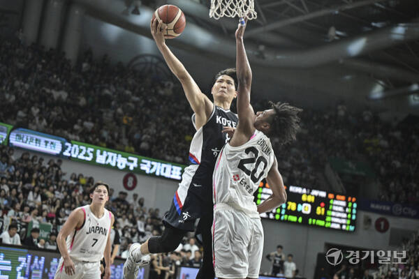 대한민국 남자농구 대표팀, 일본과의 평가전 2차전에서 84-69로 승리 [포토뉴스]
