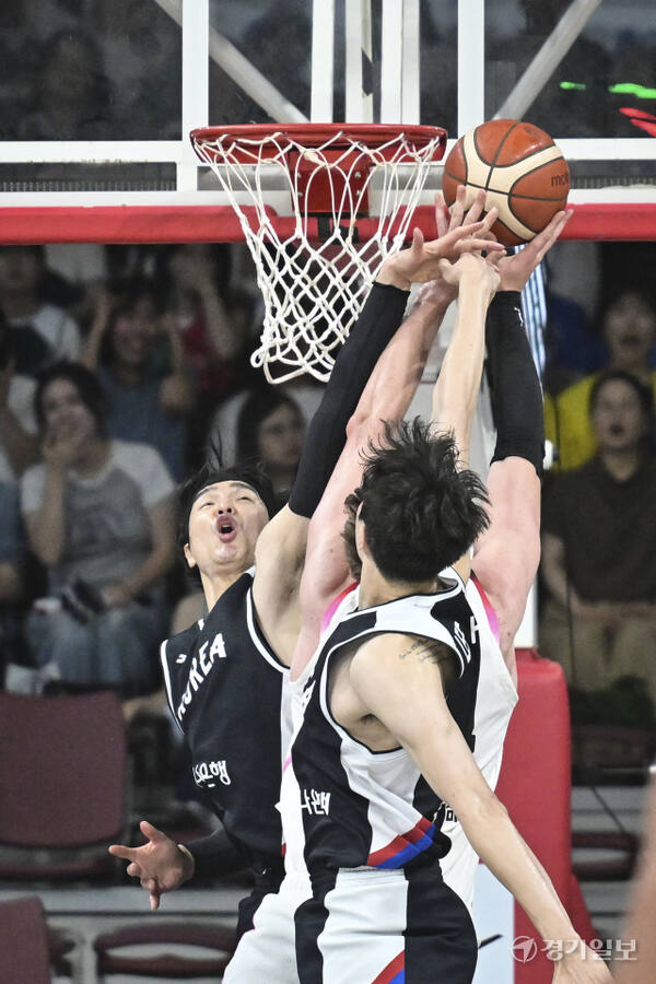 대한민국 남자농구 대표팀, 일본과의 평가전 2차전에서 84-69로 승리 [포토뉴스]