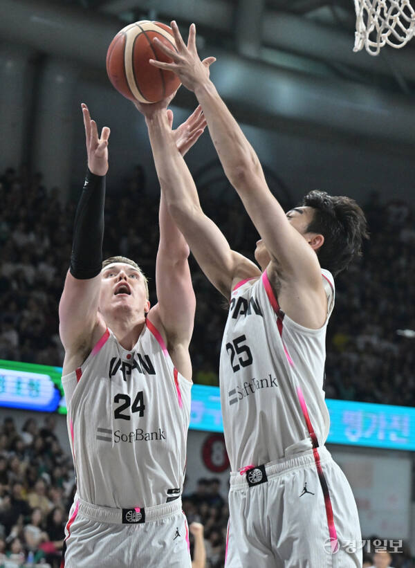 대한민국 남자농구 대표팀, 일본과의 평가전 2차전에서 84-69로 승리 [포토뉴스]
