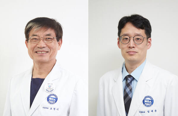 분당차병원 신경외과 조경기(왼쪽)·임재준 교수. 분당차병원 제공