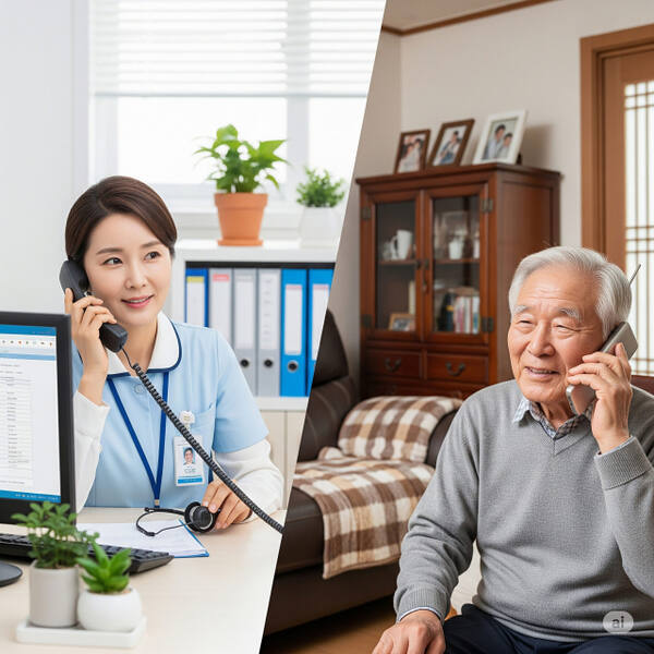 성남시 노인맞춤 돌봄서비스(AI 생성 이미지). 성남시 제공