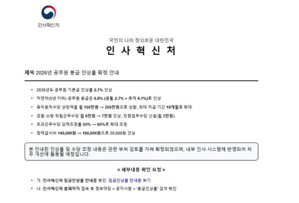 ‘공무원 봉급 인상’ 해킹 훈련용 공문 유출…‘가짜 뉴스’ 확산 논란