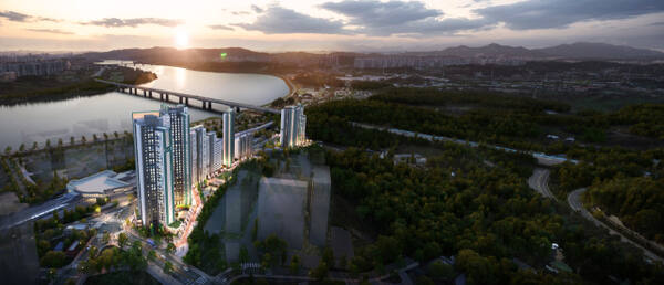 남양주 덕소4구역 재개발사업 조감도. 계룡건설산업 제공