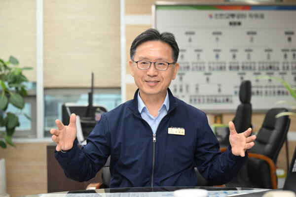 최정규 인천교통공사 사장. 조병석기자