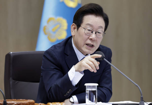 이재명 대통령이 지난 21일 용산 대통령실에서 열린 국무회의에서 발언하고 있다. 연합뉴스