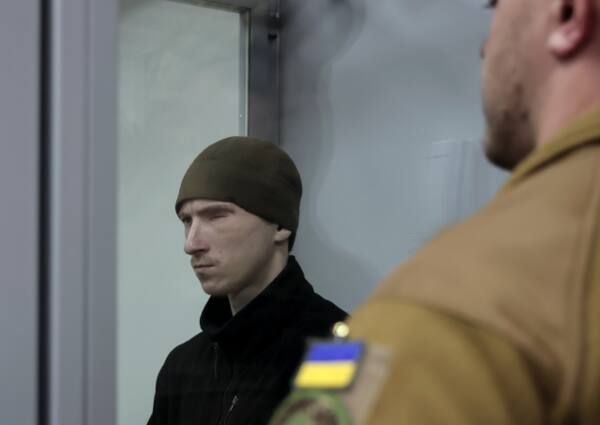 6일(현지시간) 유죄를 선고받은 러시아 군인 드미트리 쿠라쇼프. 로이터=연합뉴스