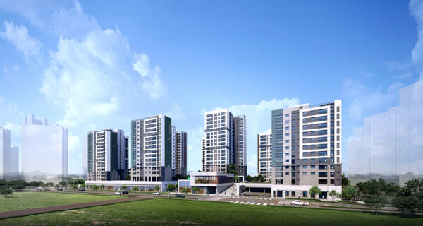 파주 운정신도시 푸르지오 더 스마트 투시도 대우건설 제공